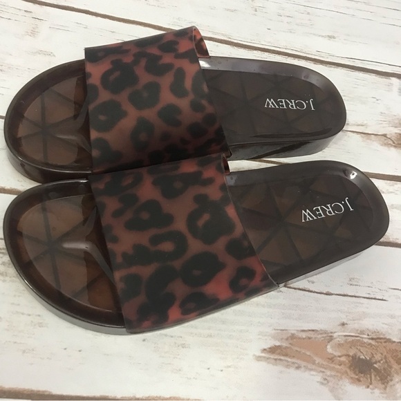 J. Crew Tortoise Pool Slide Sandal Size 7 Shower slides - Picture 2 of 7